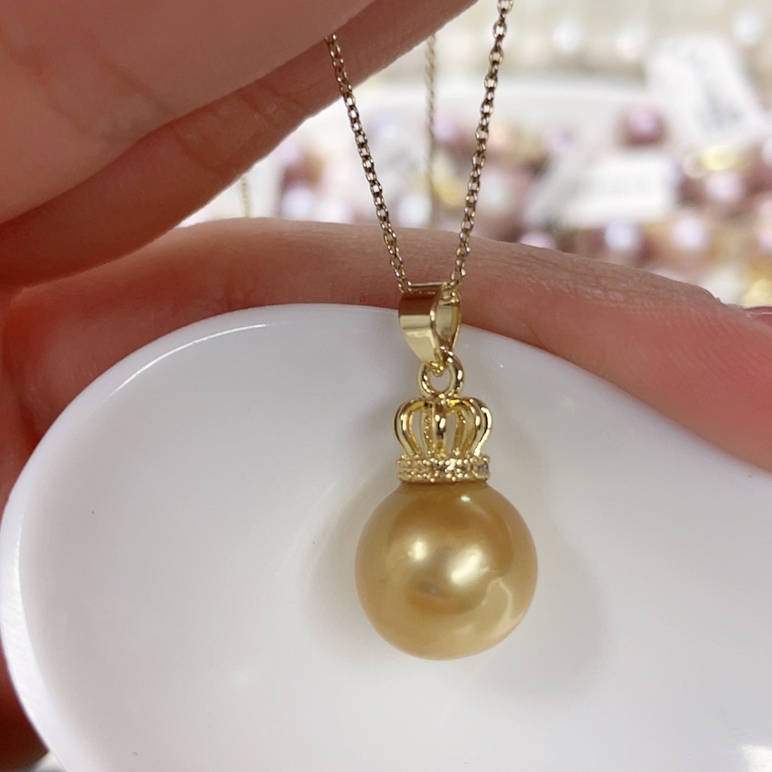 淡水珍珠未镶嵌吊坠(赠链)