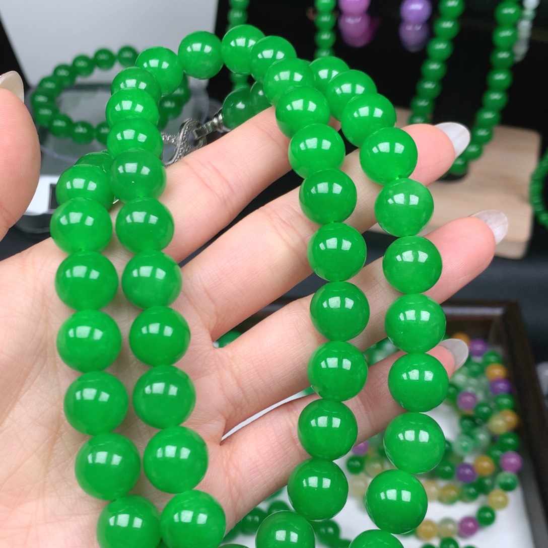 家***方一物一拍，卡11➕阳绿色项链