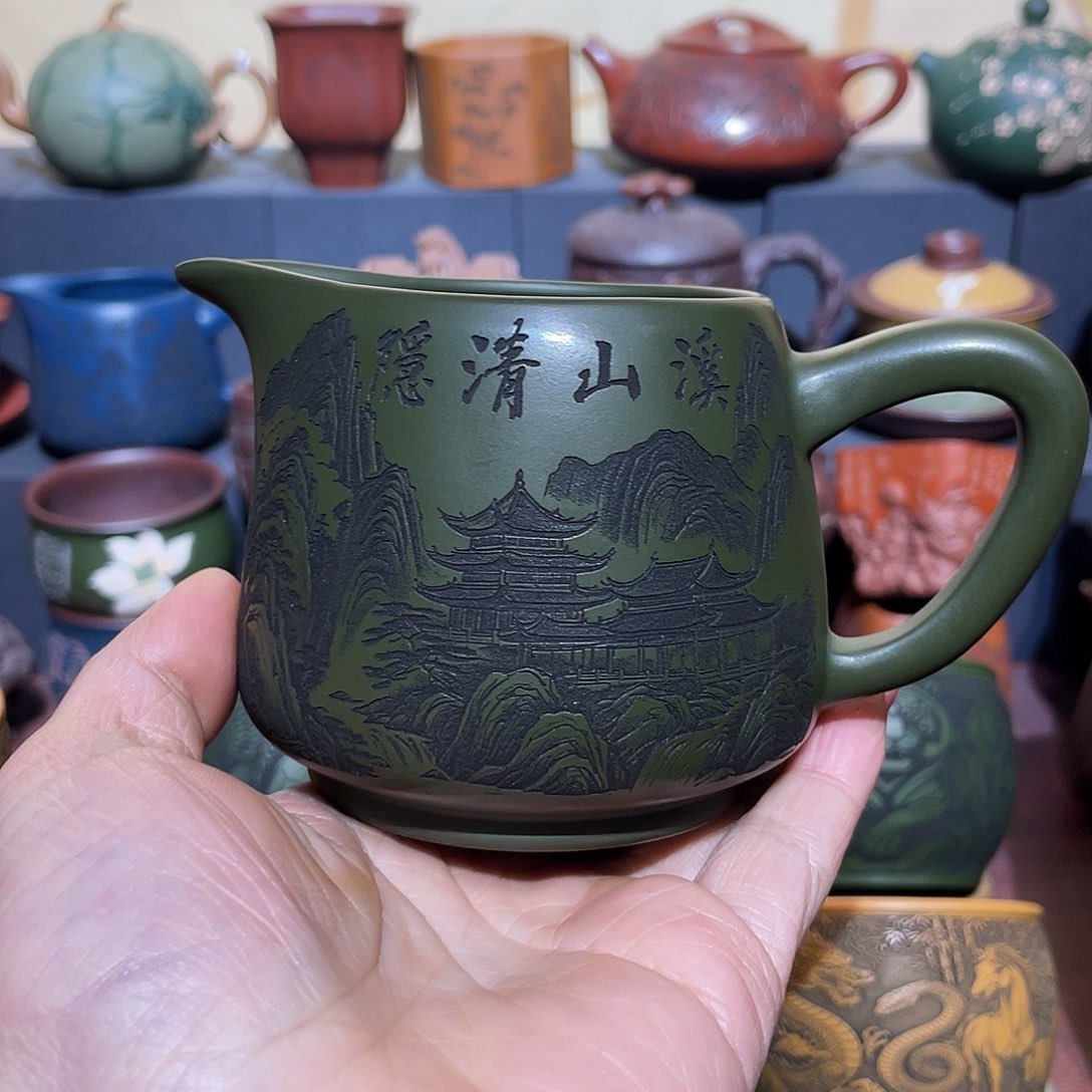 原矿紫砂手工主人杯