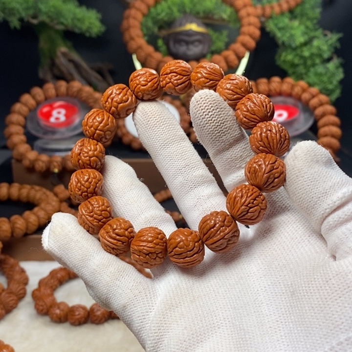 桃核吊坠秦岭龙纹