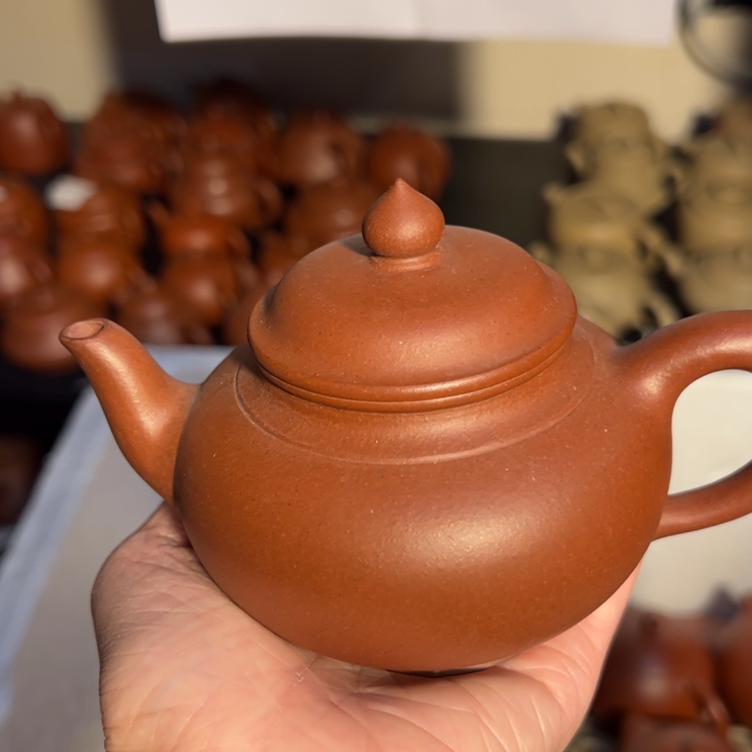 紫砂茶壶宜兴紫砂壶红皮龙