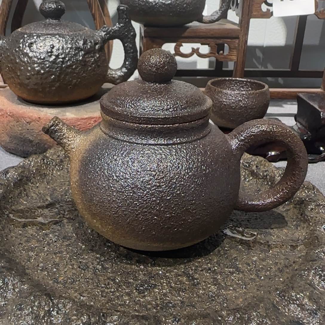 小****了手工泡茶壶170毫升荥经砂器叶江制