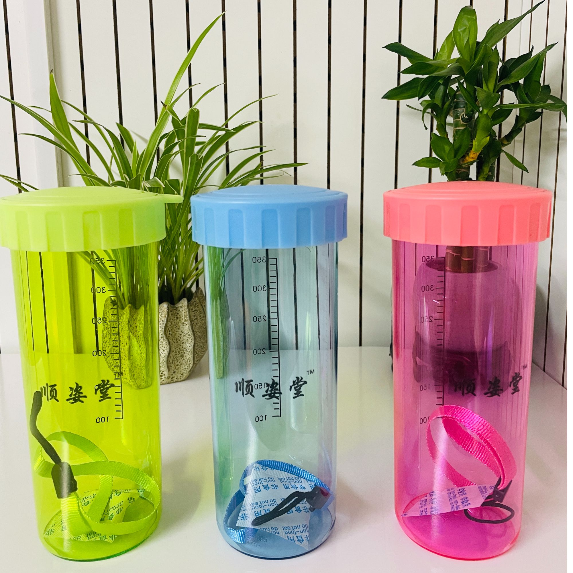 食品级杯子水杯简约杯子家用防漏随手便携男女350ml