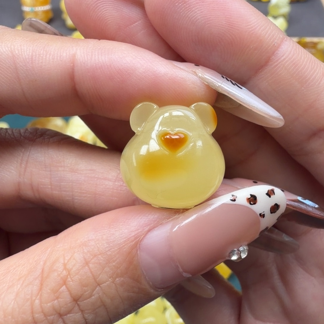 琥珀未镶嵌裸石蜜蜡