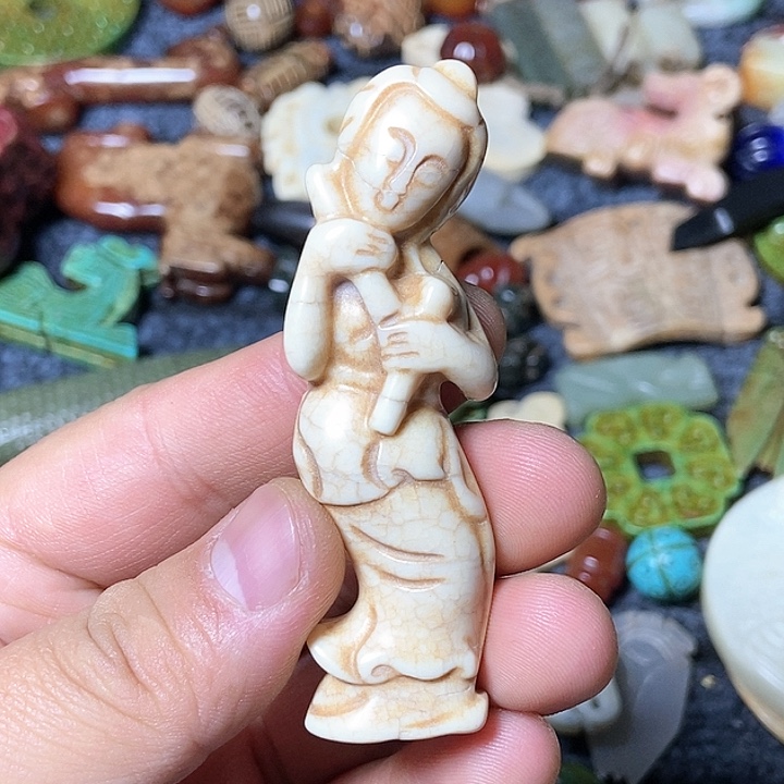 和田玉未镶嵌颈饰119