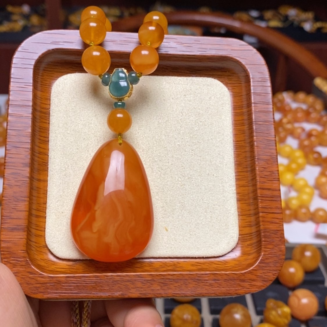 【闪购商品】蜜蜡颈饰未镶嵌项链