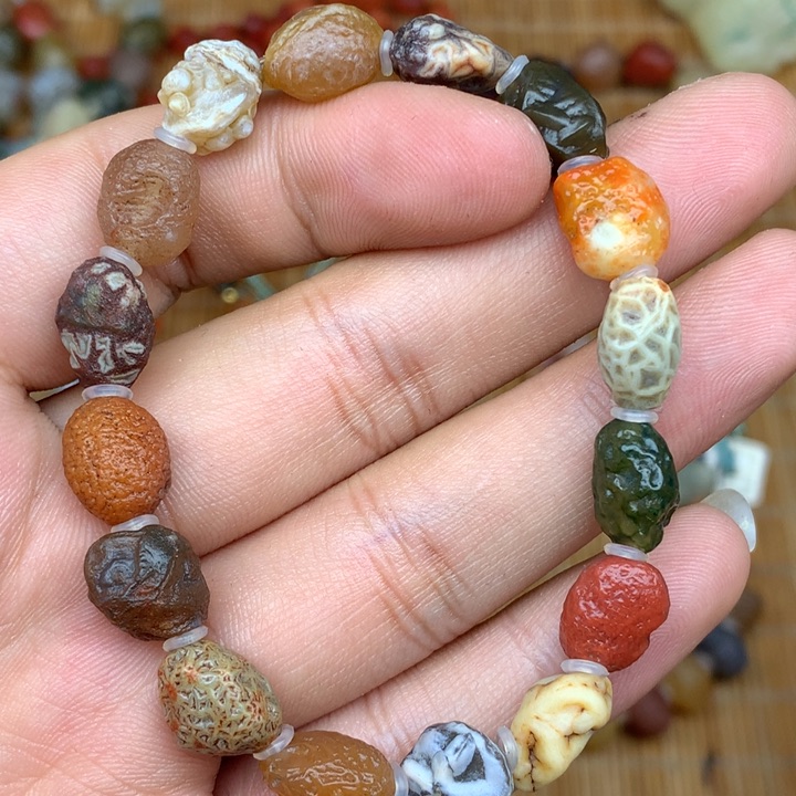 玛瑙/玉髓珠宝半成品未镶嵌我**婆