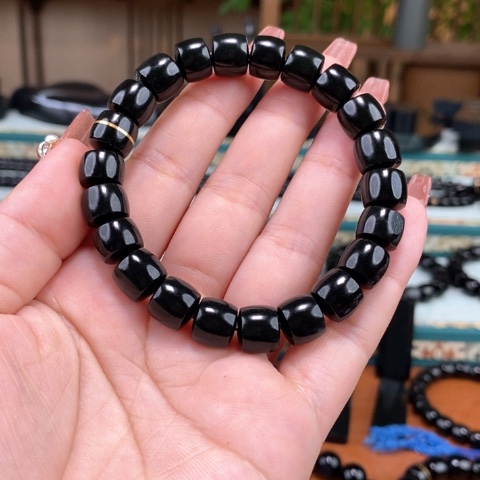 和田玉手链未镶嵌秋*生