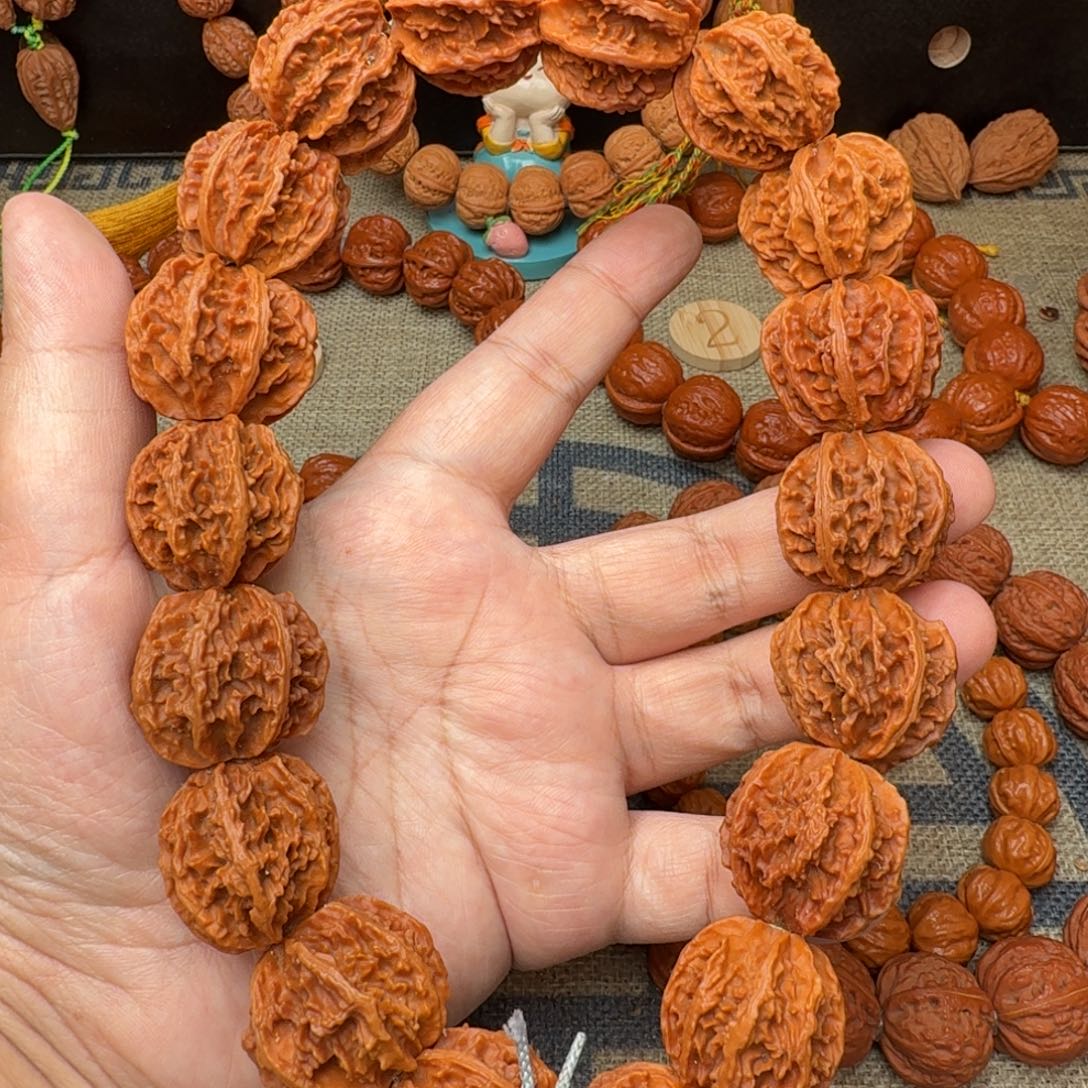 手串文玩核桃刺花纹手持26