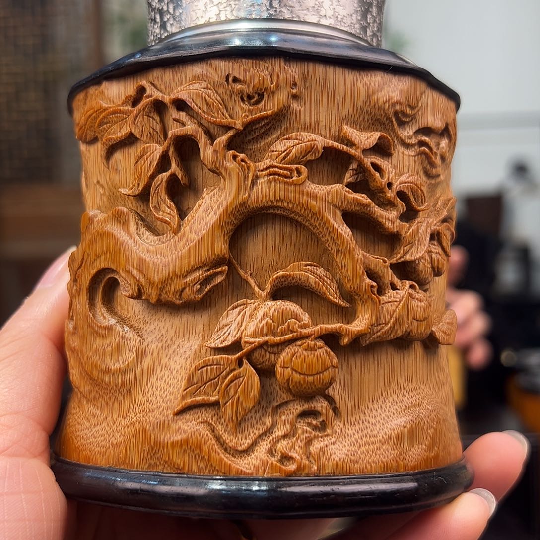 竹事事如意茶叶罐