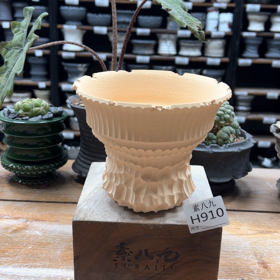 素八九陶瓷内口15.5高13