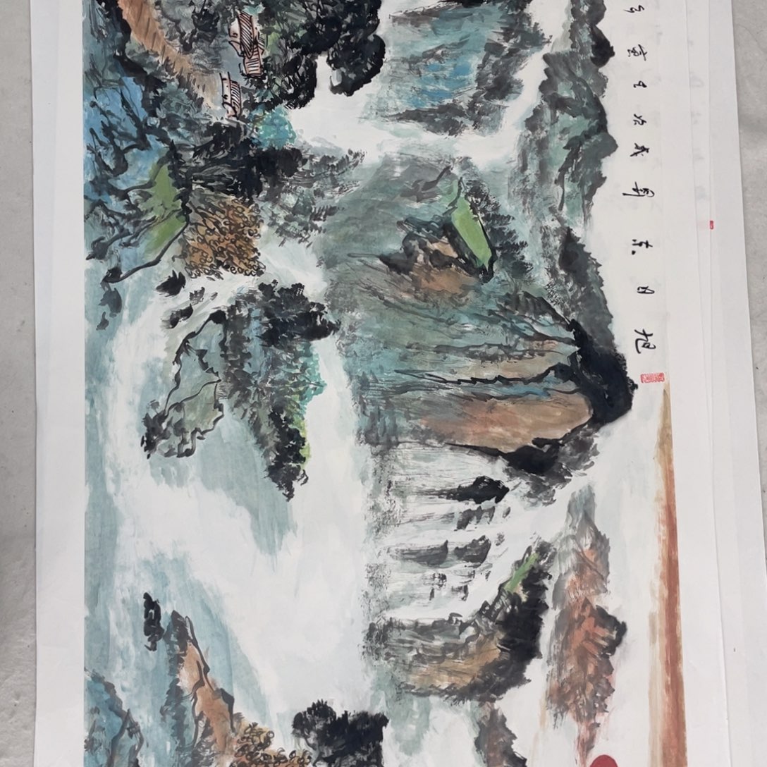 语***情国画王东成老师绘画