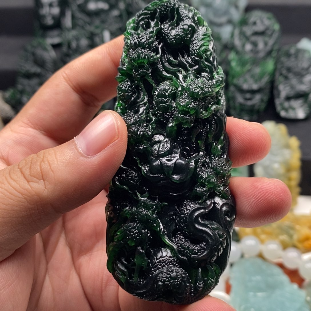 定制翡翠未镶嵌天然翡翠A货