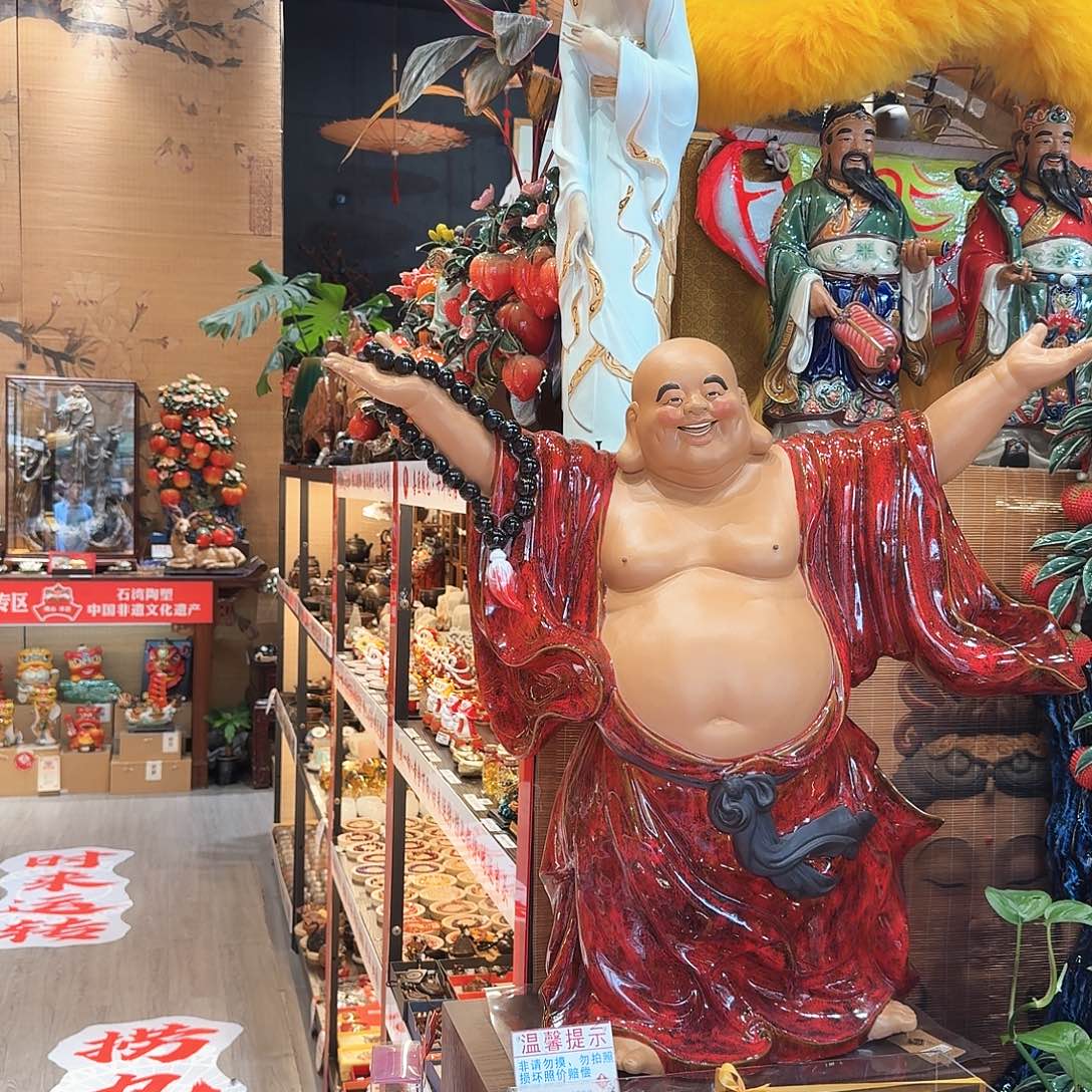 馨***晴陶瓷70高度大佛精品