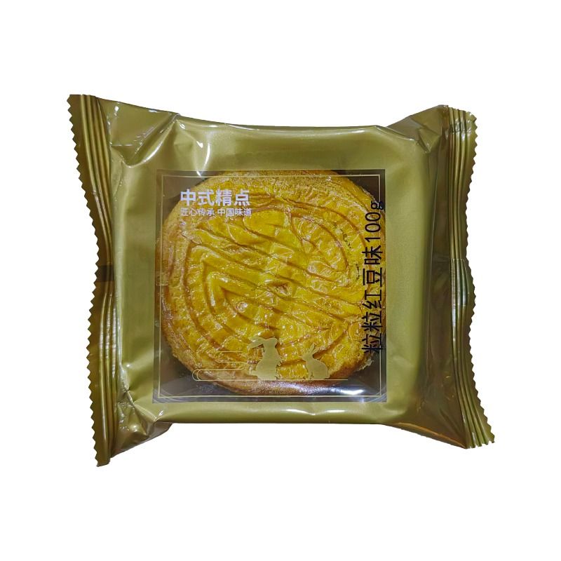 蛋月烧粒粒红豆月饼100g/块