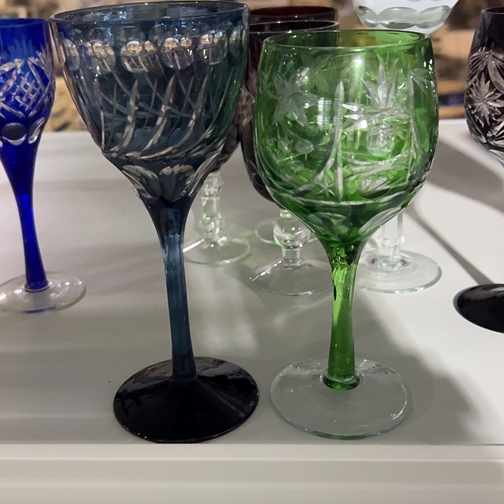 J****手柄款水晶玻璃微瑕一个