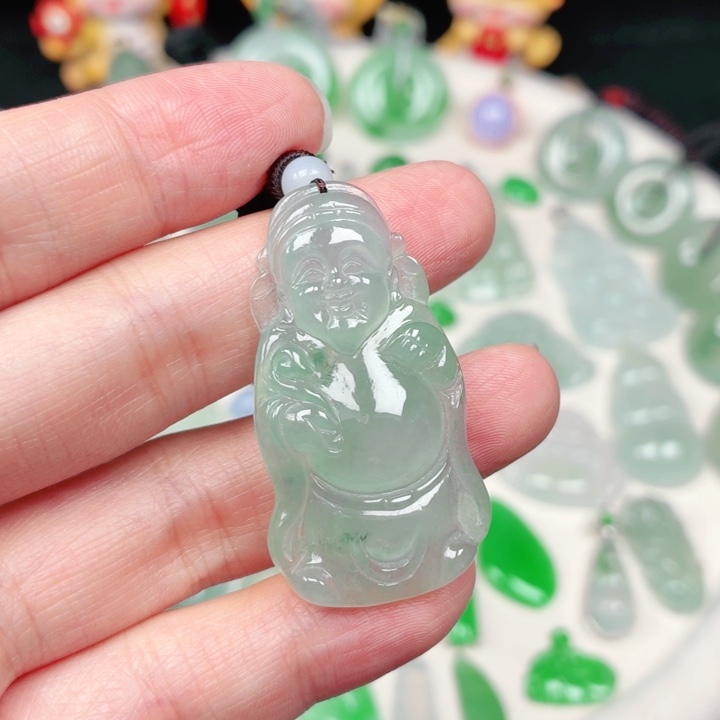 颈饰未镶嵌翡翠缅甸天然A货翡翠