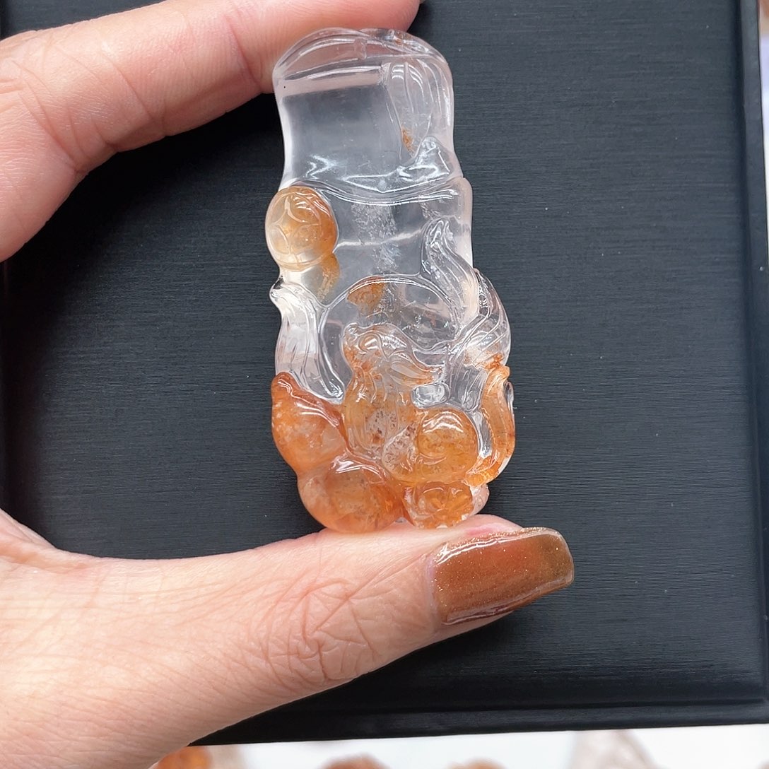 水晶吊坠(不含链)未镶嵌闷****的