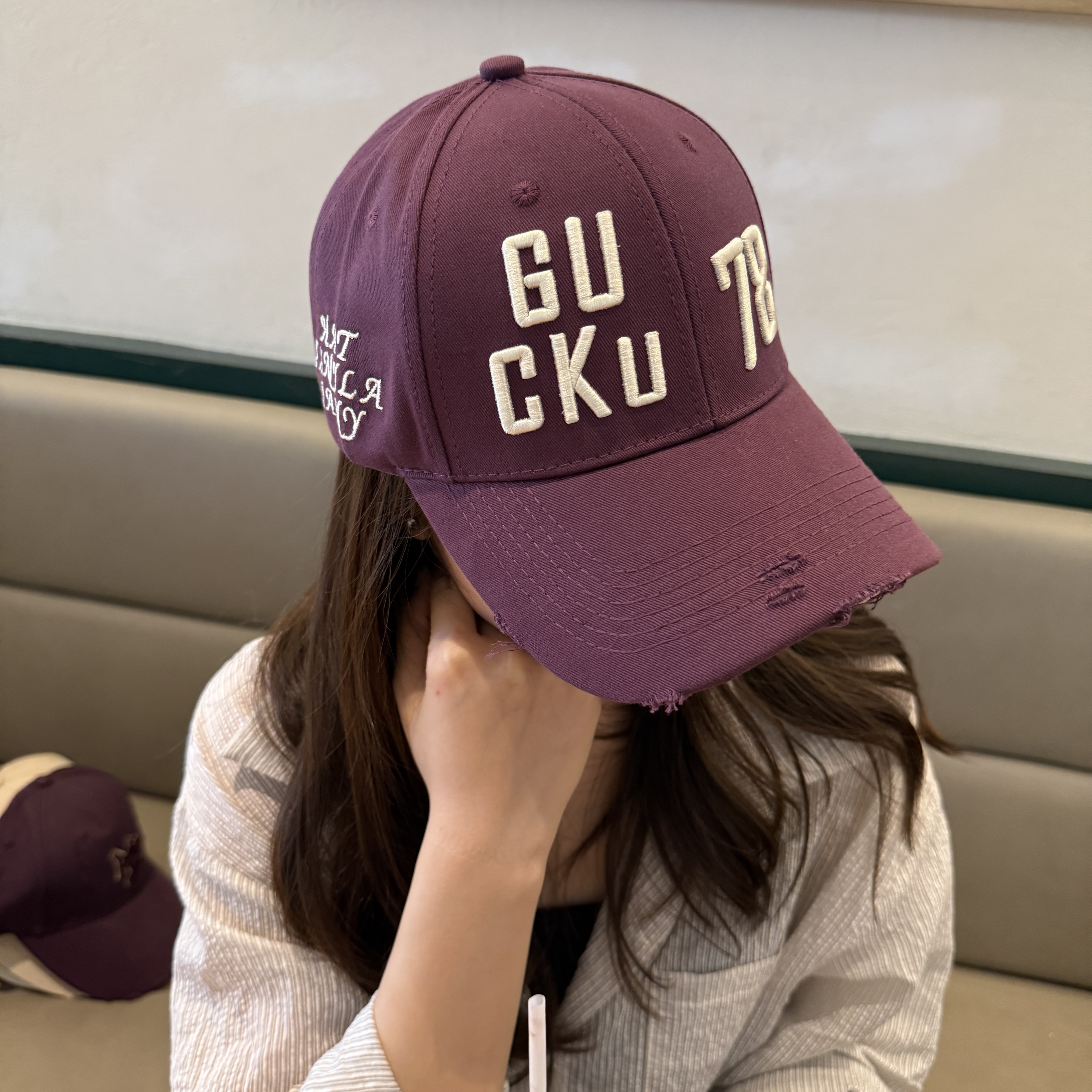 G19加大版时尚宽檐帽子刺绣夏季字母棒球帽圆顶休闲网红韩版
