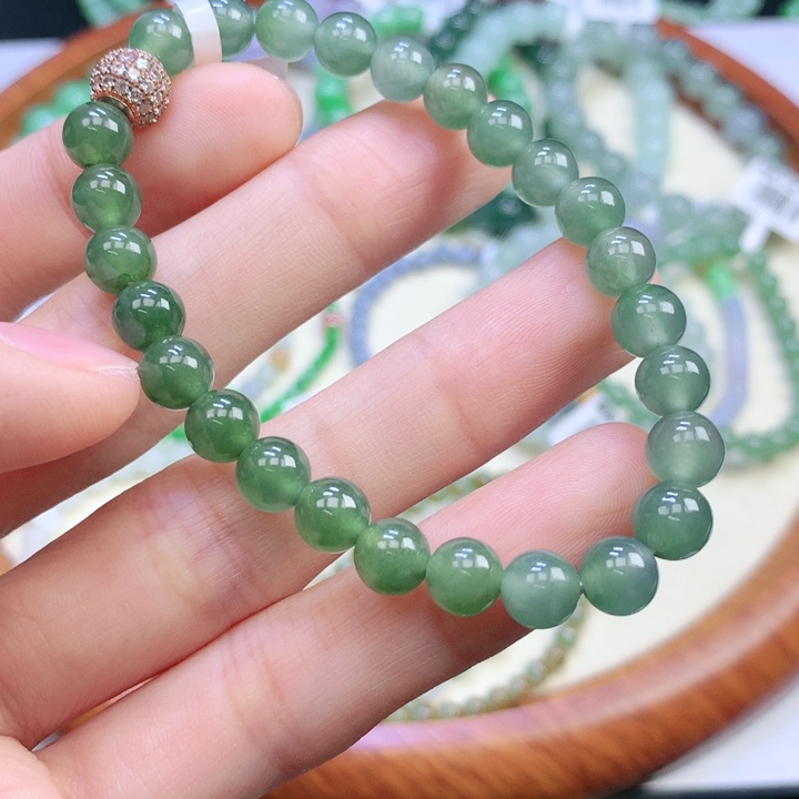 【闪购商品】翡翠手链未镶嵌乐*宝翡翠