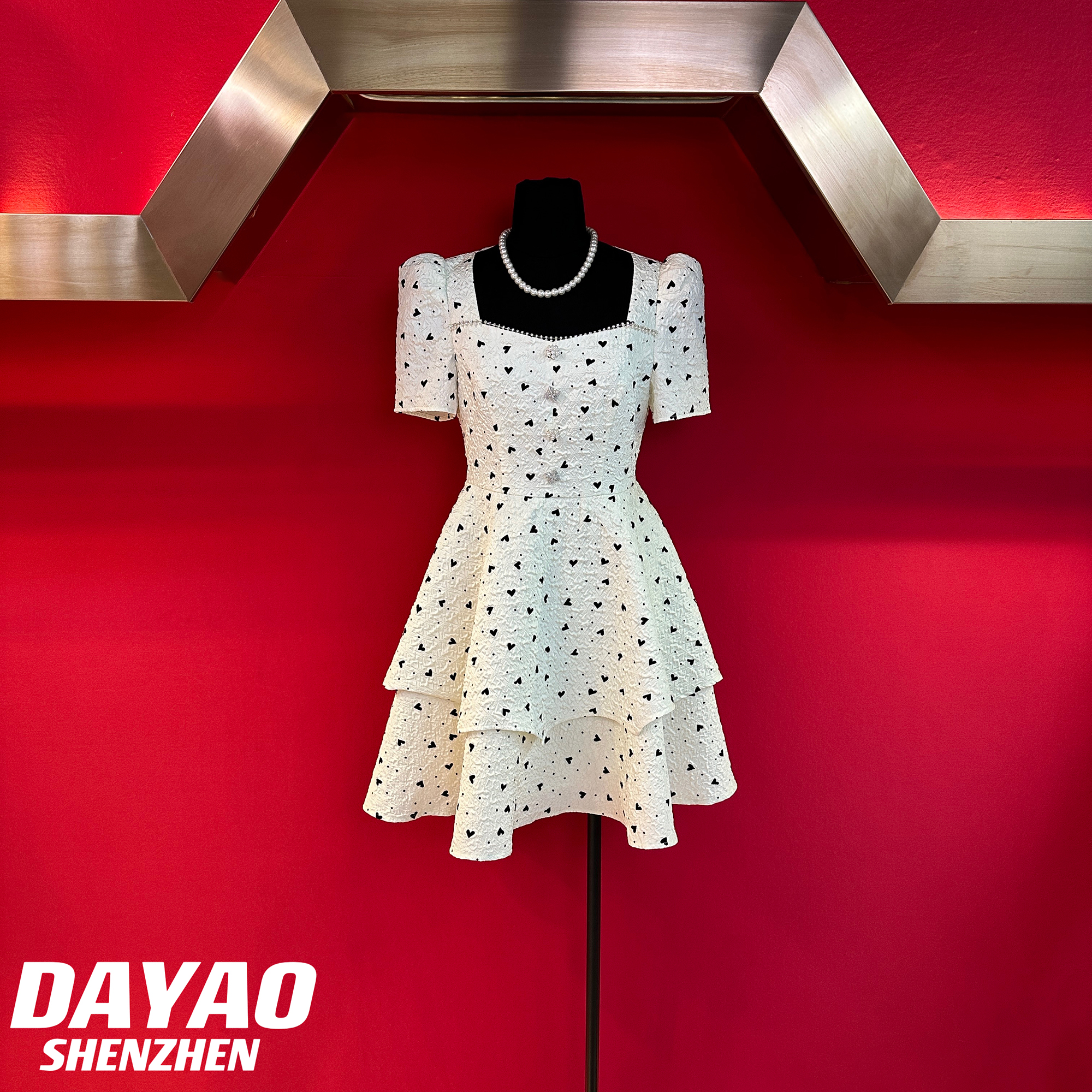  「DAYAO」  23新款法式设计感气质名媛高级感轻奢高档女装WY626