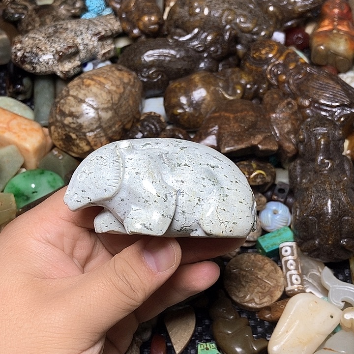 和田玉未镶嵌颈饰131