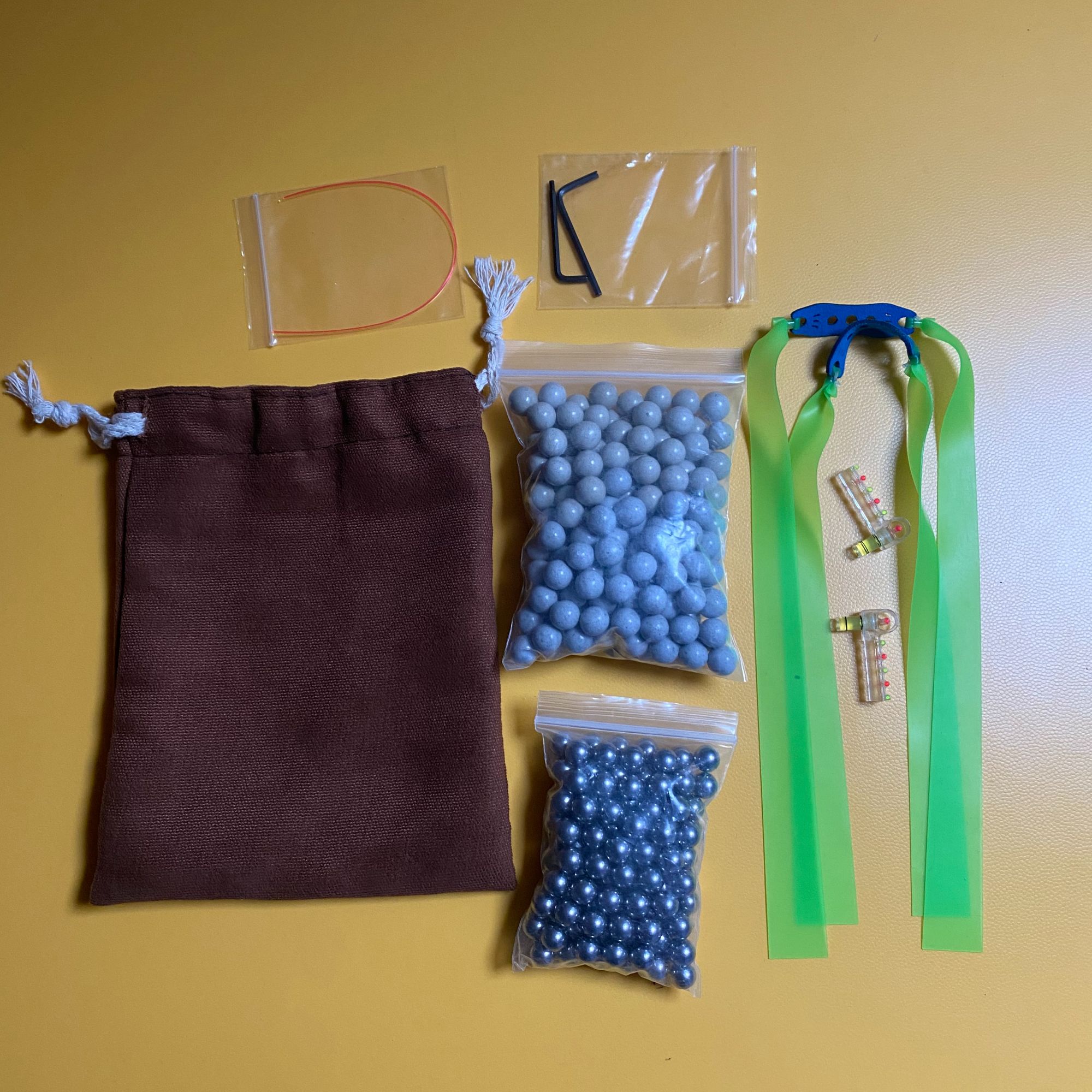 黑骑士弹弓赠品-收纳袋钢珠皮筋