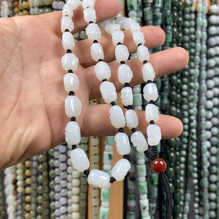 o***和田玉未镶嵌项链和田玉项链