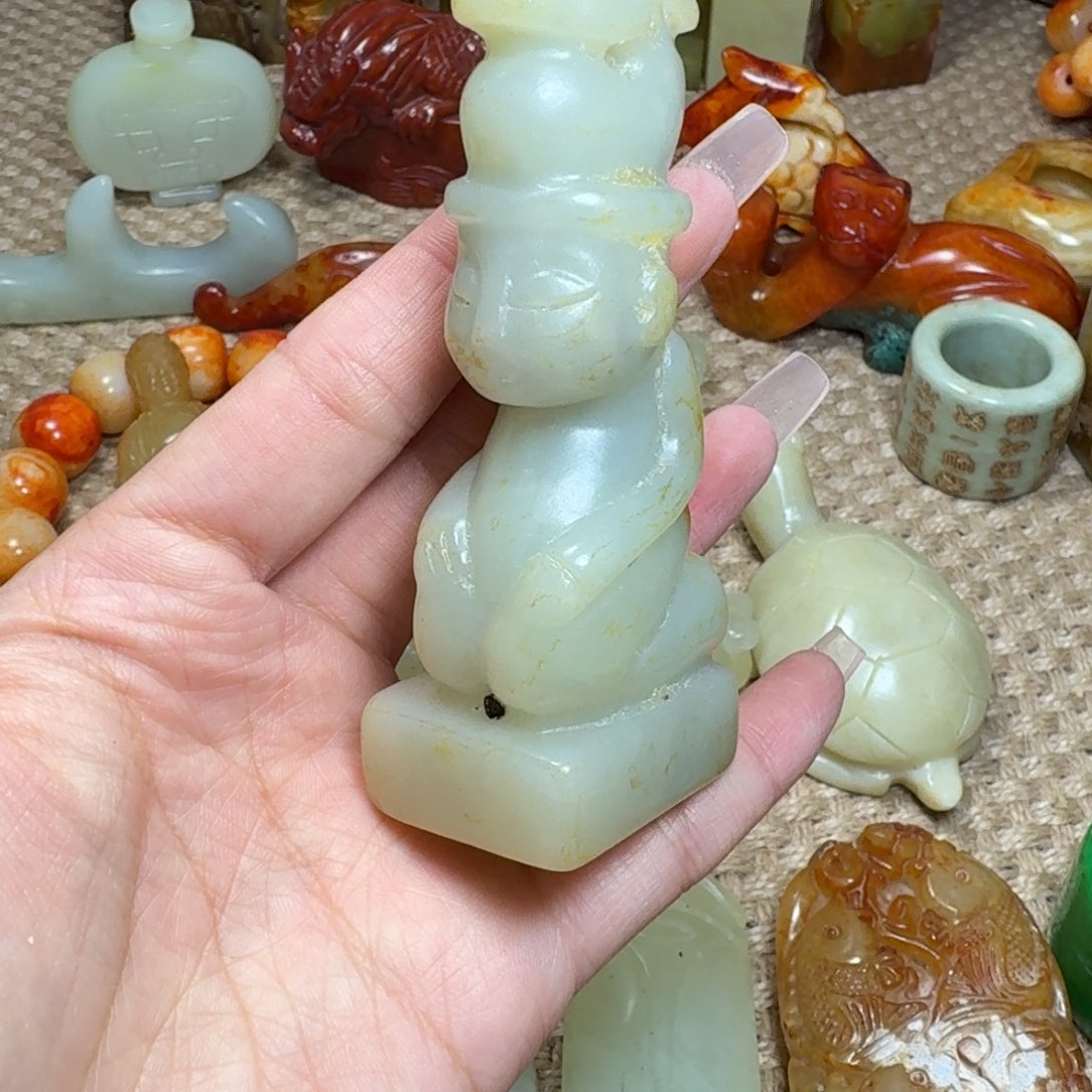 白玉菩提吊坠挂件
