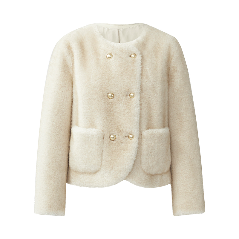 【尚雅专属】iammix27短款女长袖圆领外套M4D3021