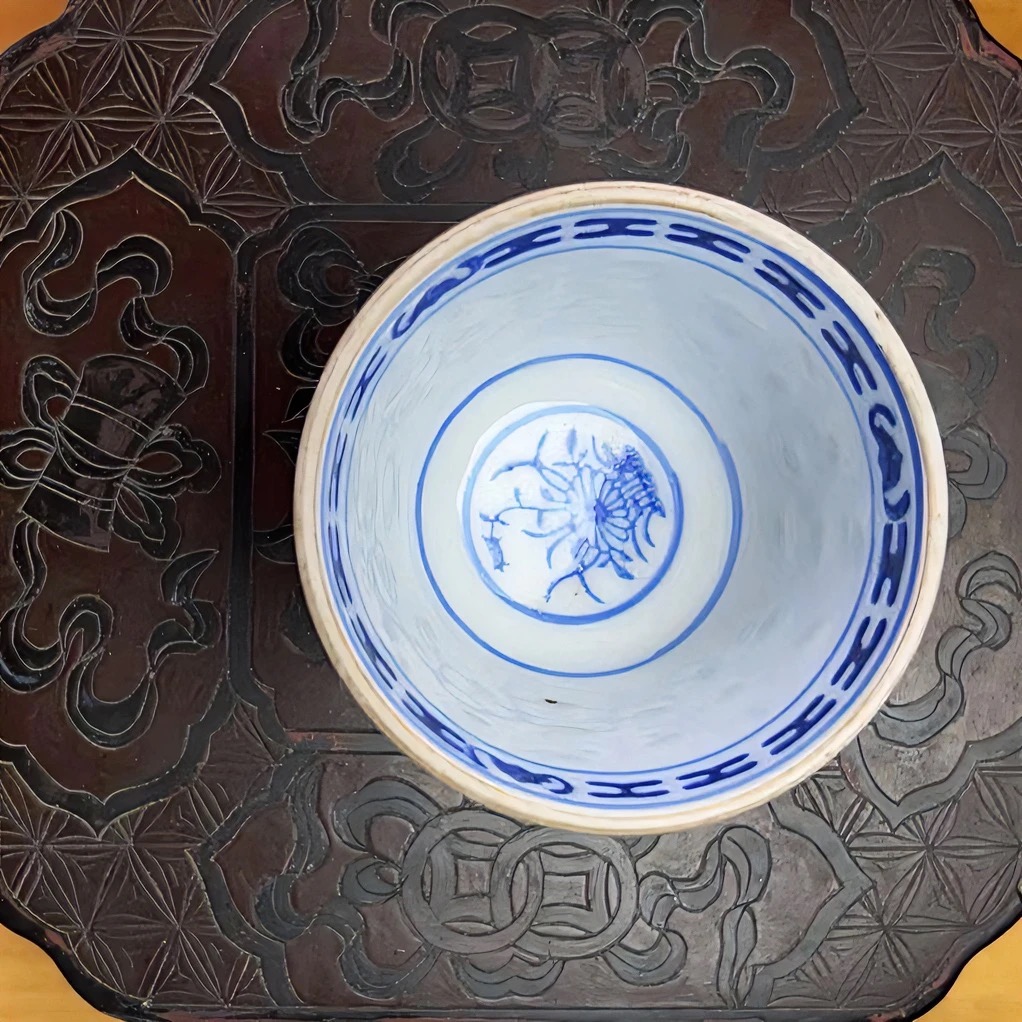 陶瓷中国景德镇兰心玲珑杯主人杯