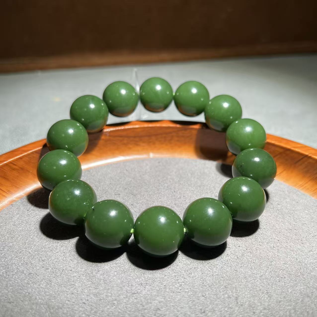 【张老斯珠宝】xs035天然和田玉卡16手串（多样性发货 拍一发其一）