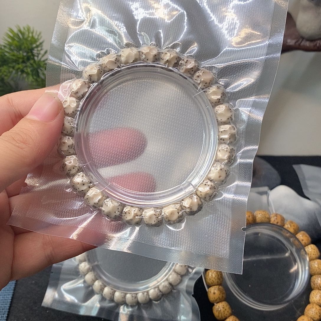 星月菩提吊坠石玉无相9*8单