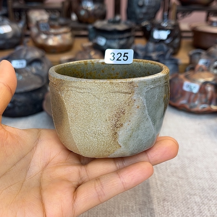 裸柴烧陶瓷手工茶器