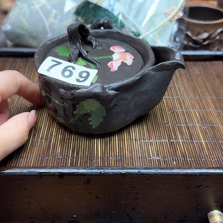 纯手工制作粗陶茶具