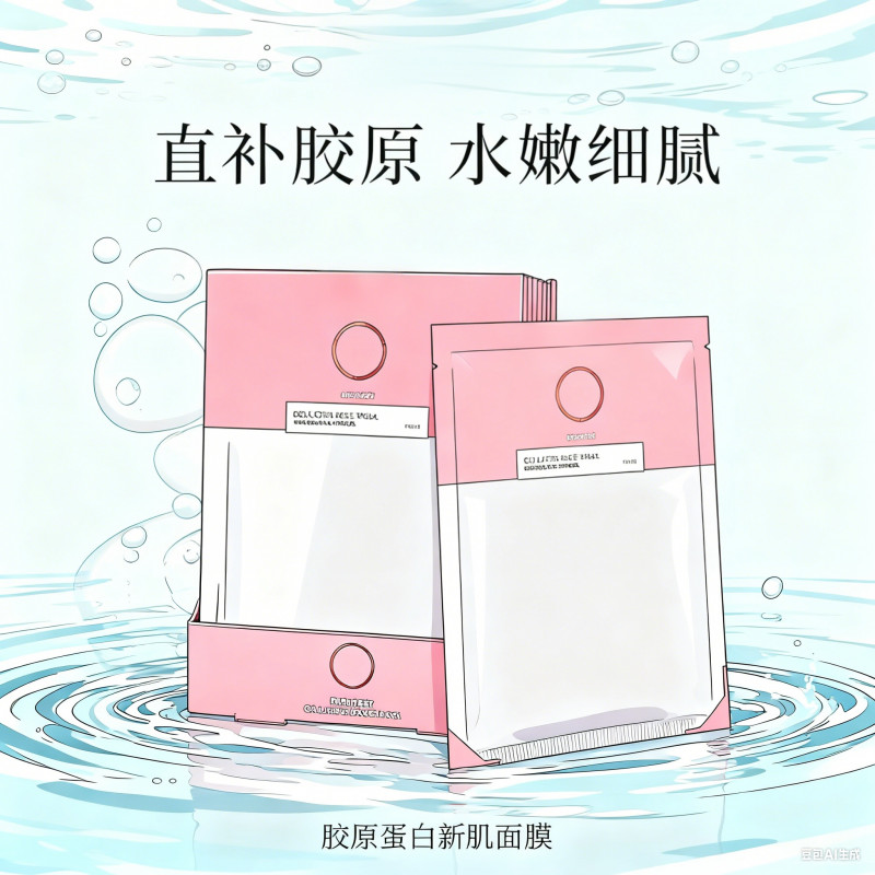 骨胶原蛋白新肌贴片面膜