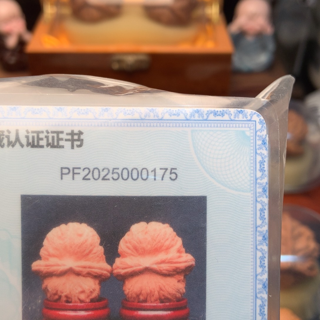 文玩核桃把件陈*五44元宝