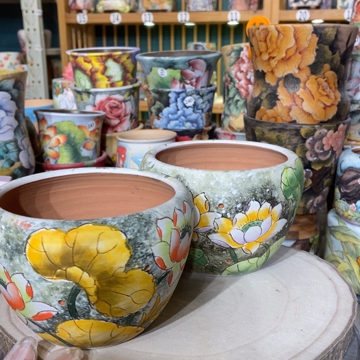 红陶景德镇艺术手绘作品