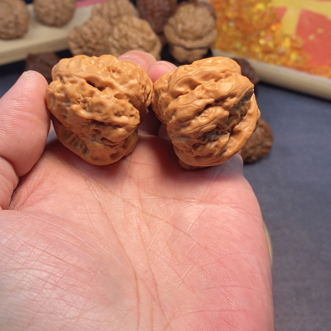 文玩核桃把件装13必备系列39尺蛤蟆头H394