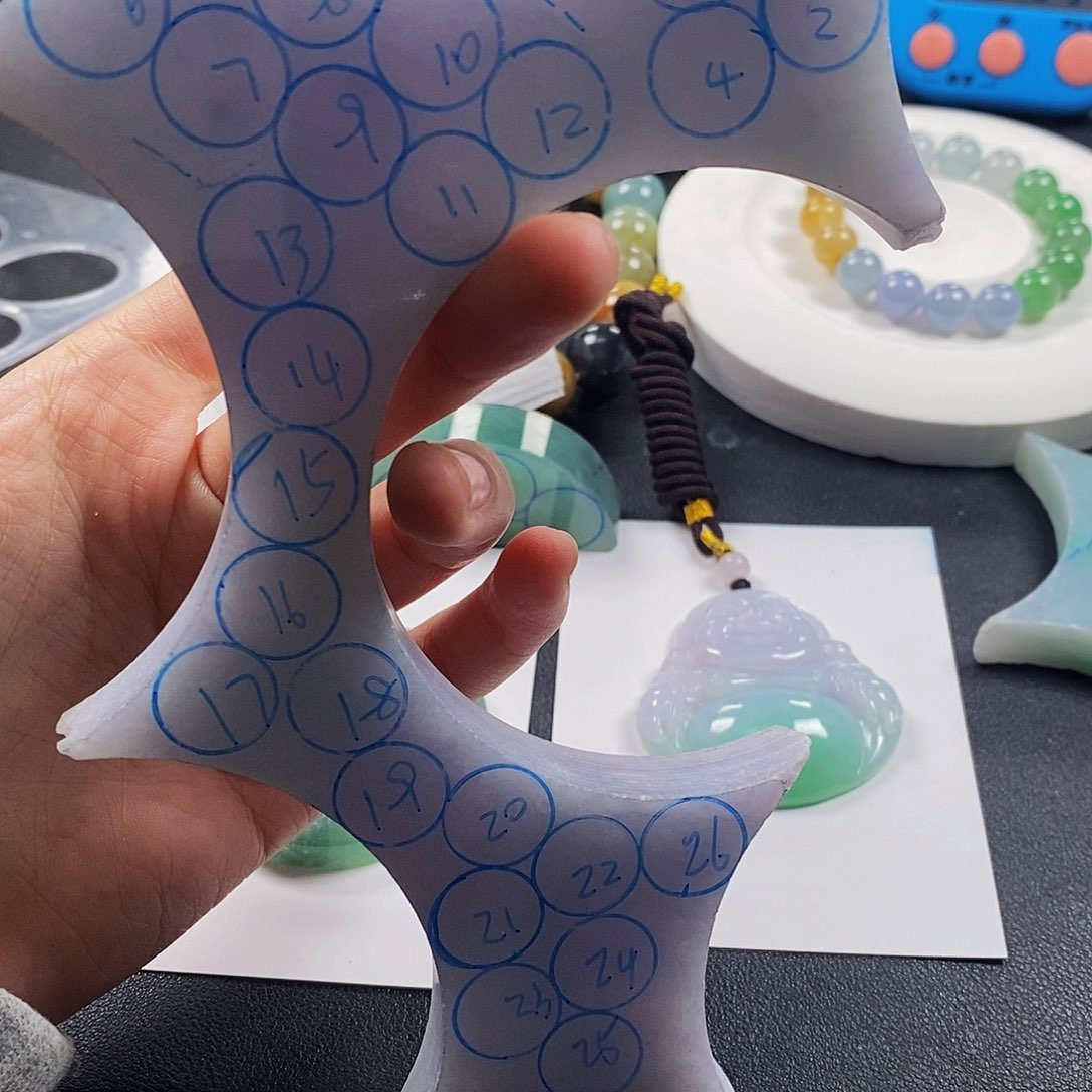 【闪购商品】定制翡翠未镶嵌直**帆定制