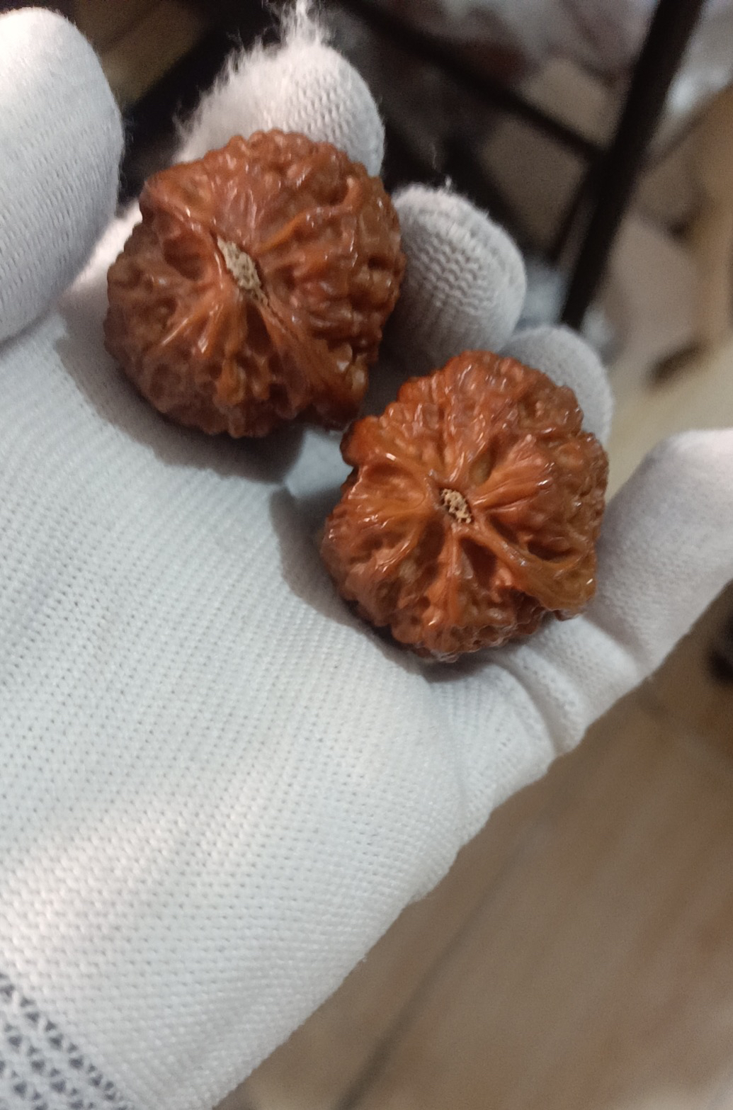 33沈鸡文玩核桃鸡心