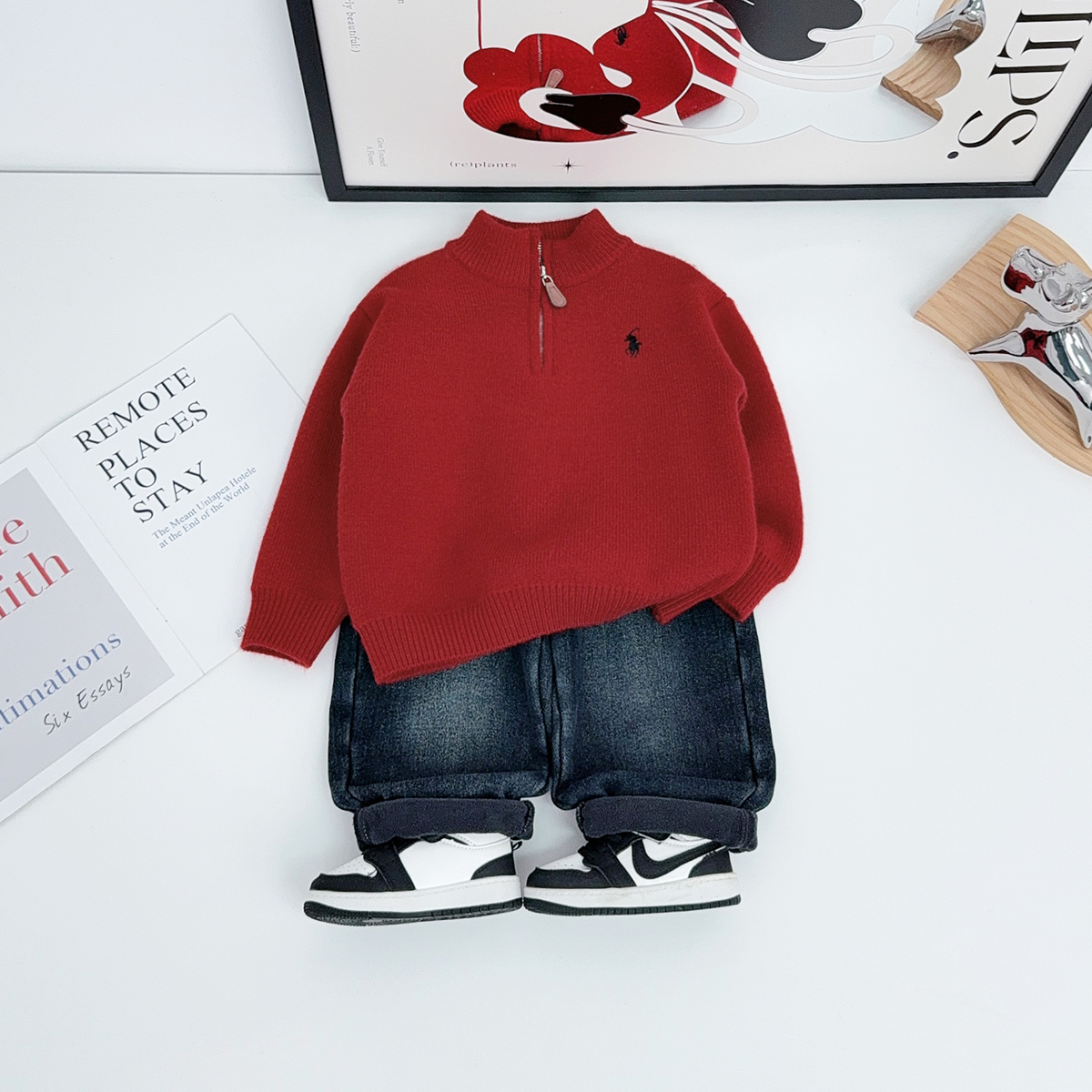 男童毛衣打底衫儿童衣服2025新款秋冬装 YMDX206 悠悠童话童装