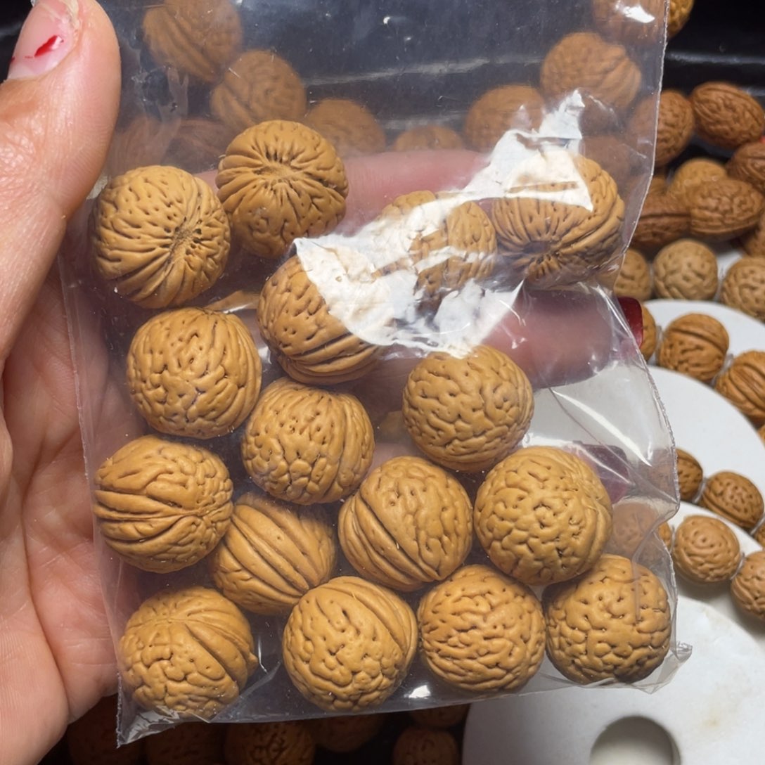 一****桃木桃核手串20+白月光