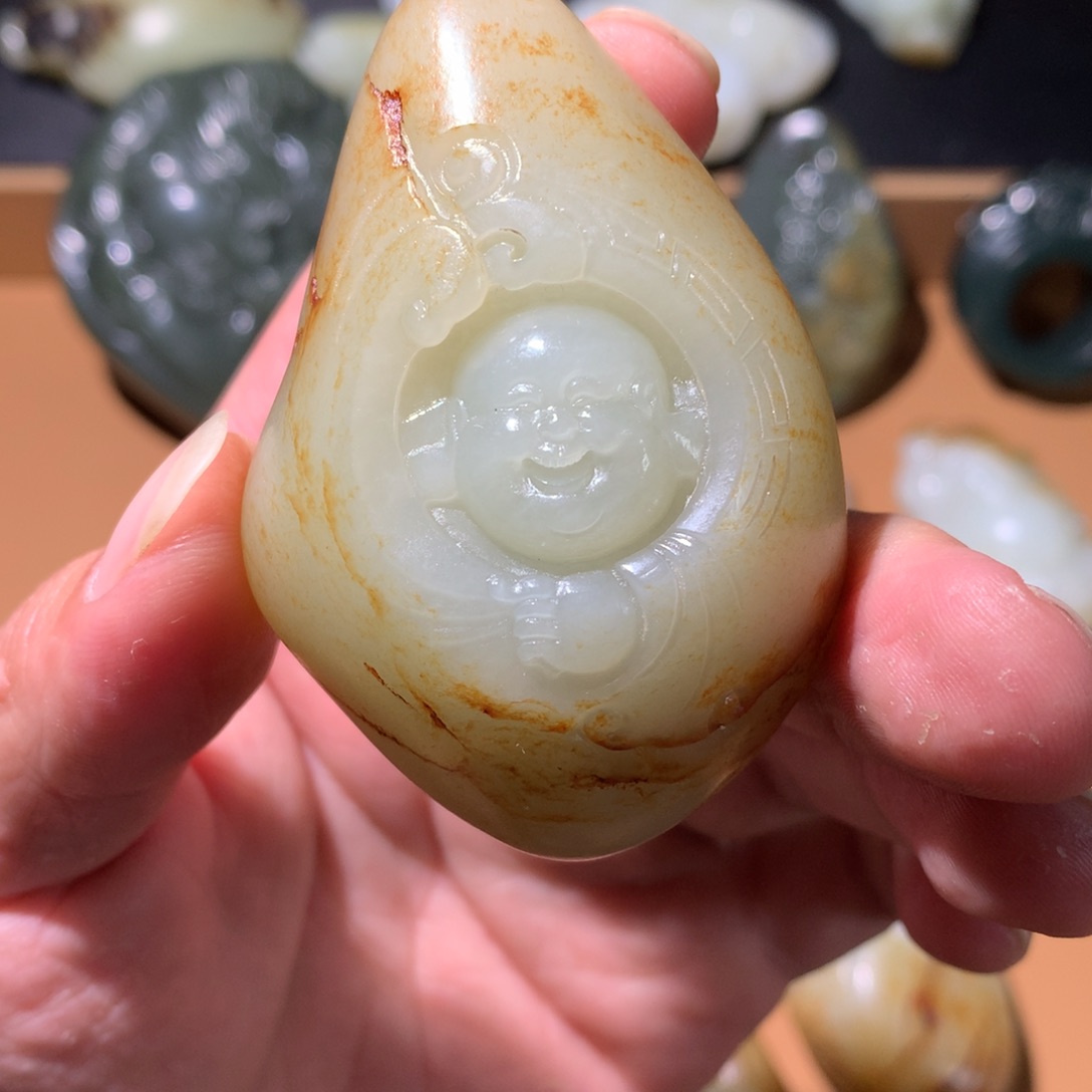 和田玉（糖玉）未镶嵌挂件