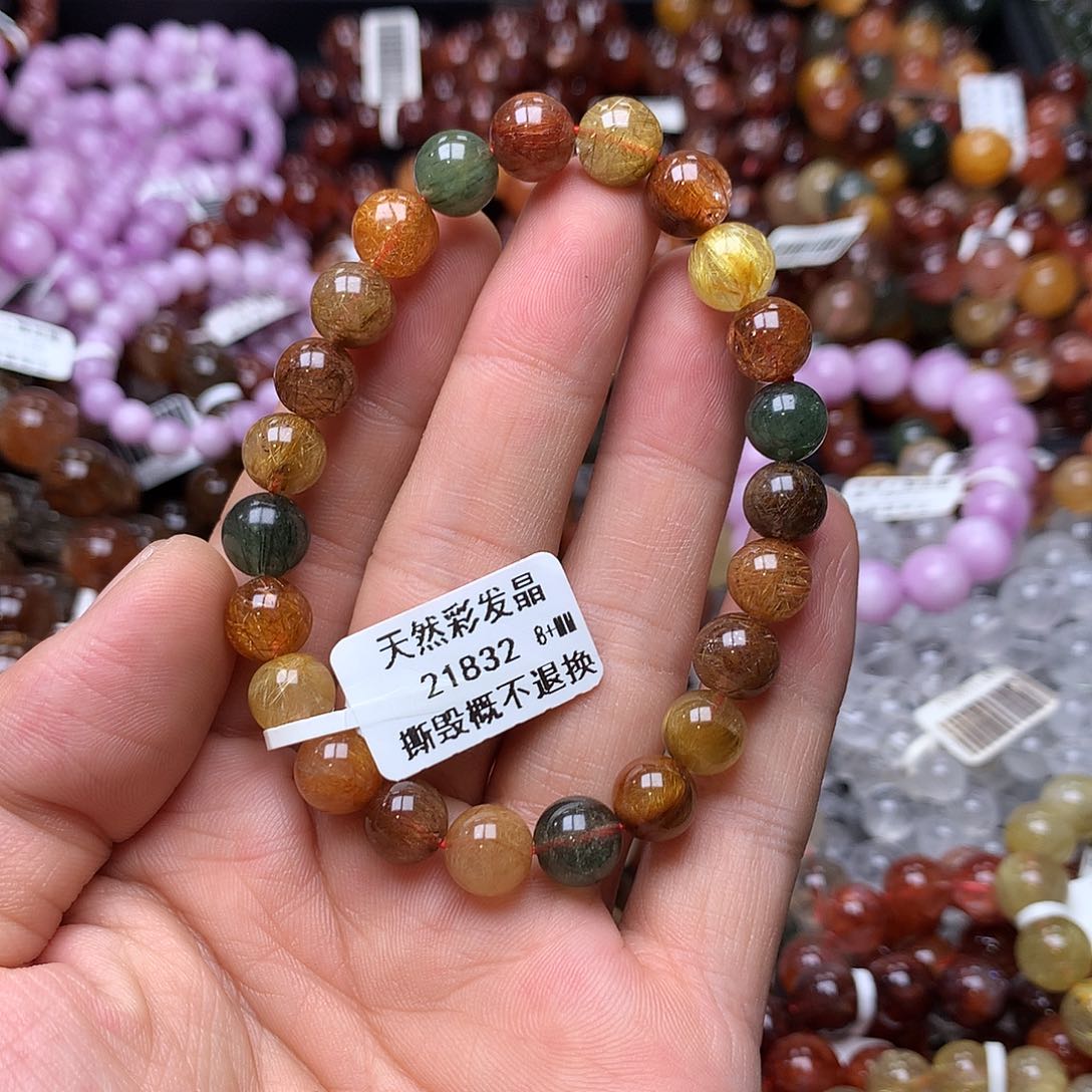 未镶嵌手链水晶，