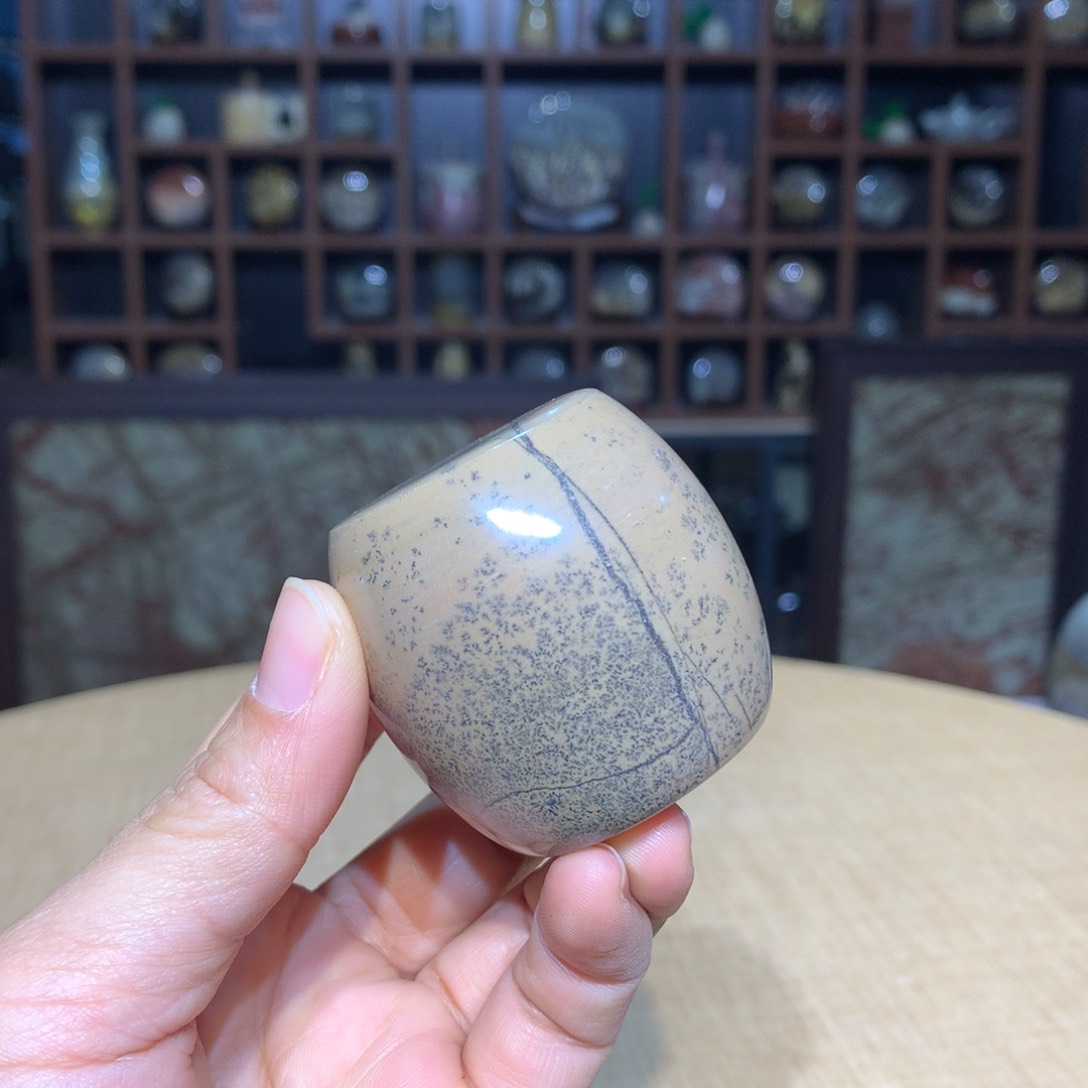 紫砂广西国画石摆件，收藏观赏