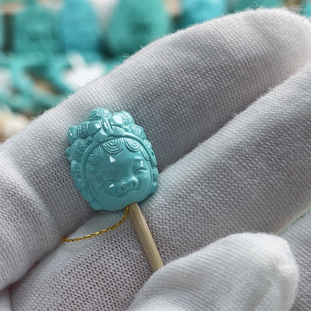 绿松石珠宝奇石未镶嵌