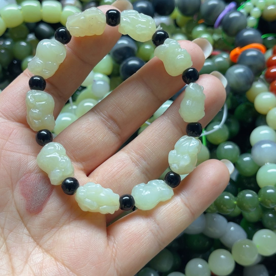 和田玉手链未镶嵌