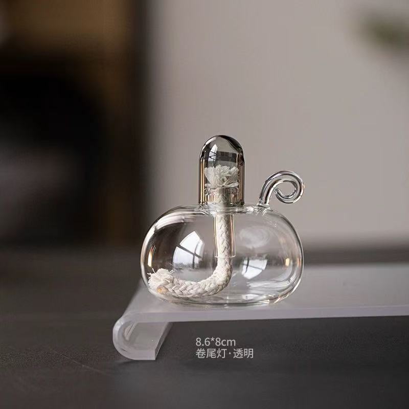 玻璃罩温茶器卷尾灯