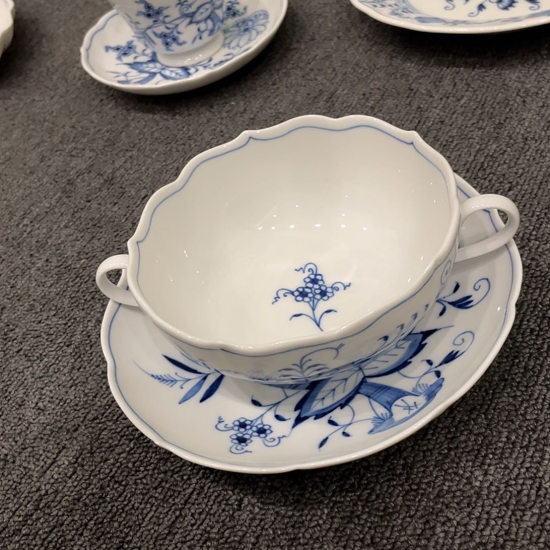 瓷片中古二等蓝洋葱